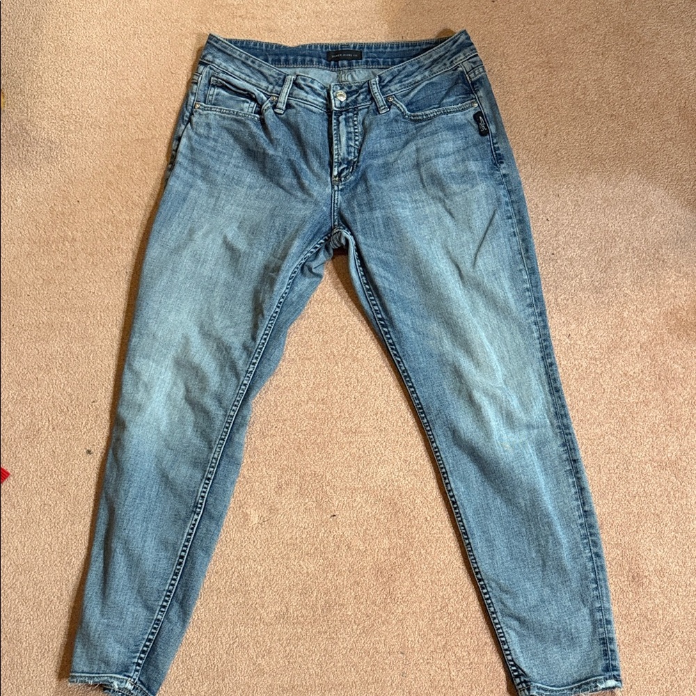 Silver Jeans Women's Light Blue Skinny Jeans